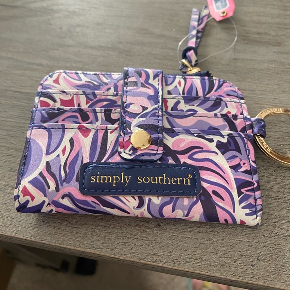 Simply Southern Accessories - Simply Southern NWT Wallet card holder with key ring